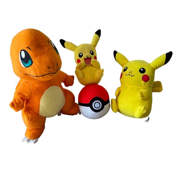 Pokemon Pikachu Charmander Pokeball Poke Ball Bundle Lot...